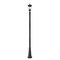Z-Lite Davina 3 Light Outdoor Post Mounted Fixture, 10in. W x 114.25in. H, Black 5016PHMR-5011P-BK - alternate 2